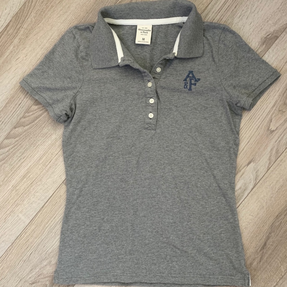 Grey Abercrombie & Fitch Poli Shirt Women